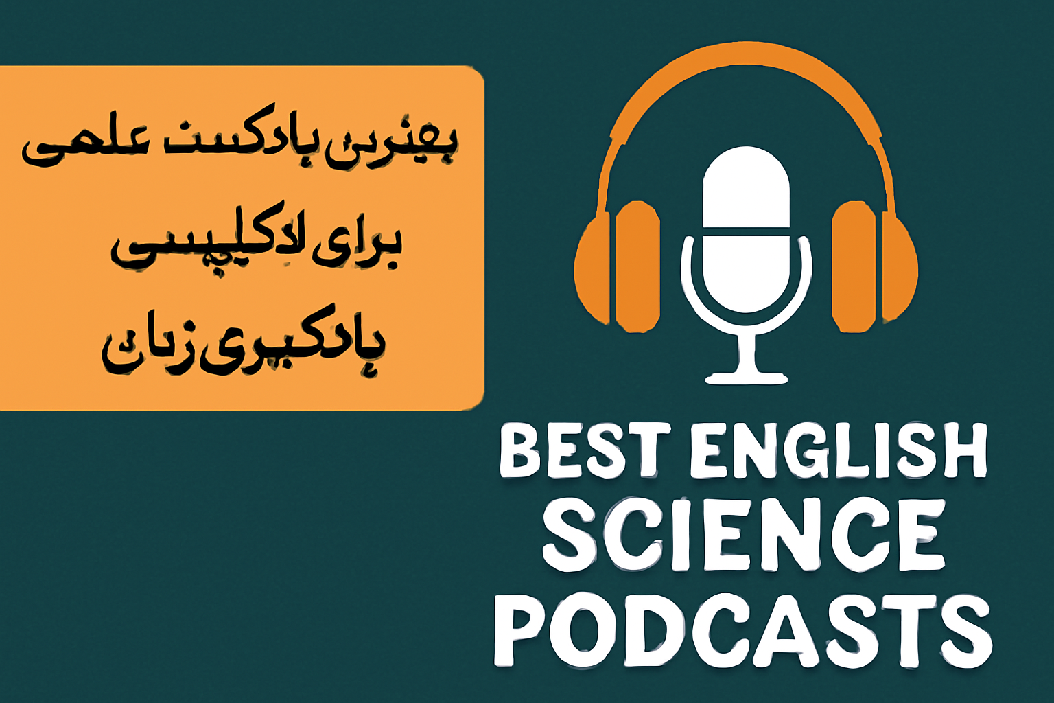 بهترین پادکست علمی انگلیسی برای یادگیری زبان